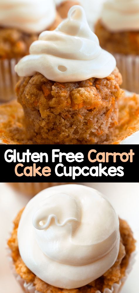 Paleo Carrot Cake Cupcakes, Gluten Free Carrot Cake Bread, Gluten Free Dairy Free Carrot Cake Recipe, Gf Carrot Cake Cupcakes, Gluten Free Carrot Cupcakes, Healthy Gluten Free Carrot Cake, Carrot Cake Cupcakes Healthy, Gluten And Dairy Free Carrot Cake, Gf Carrot Cake Muffins