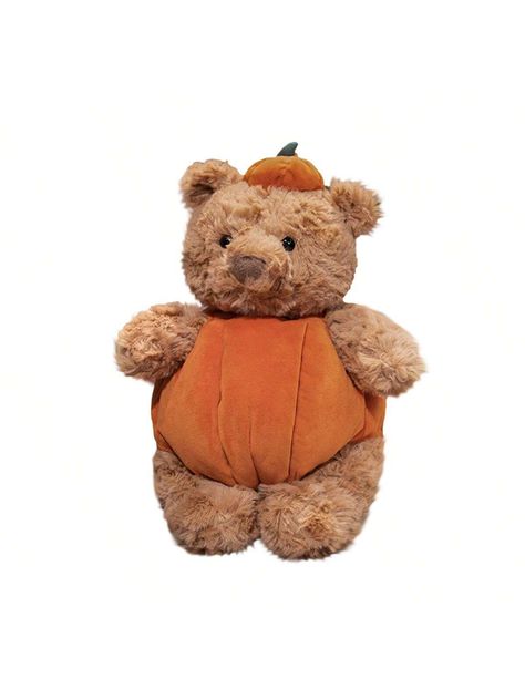 30CM Cute Creative Bear Pumpkin Wearing Suit Can Take Off Stuffed Lovely Bear Halloween Celebration Birthday Holiday Gift Halloween DecorationI discovered amazing products on SHEIN.com, come check them out! Halloween Teddy Bear, Bear Pumpkin, Halloween Fest, Bear Halloween, Celebration Birthday, Halloween Orange, Halloween Animals, Orange Fabric, Halloween Celebration