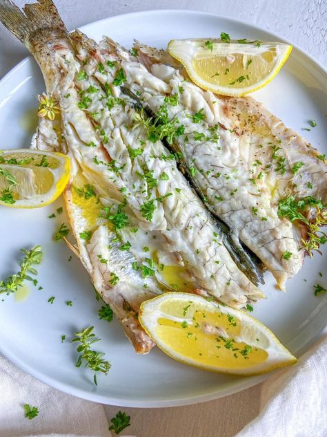 Branzino Recipe - The Modern Nonna Branzino Recipe, Bass Recipes, Greek Lemon Soup, Puff Pastry Cookies, The Modern Nonna, Lemon Shrimp Pasta, Modern Nonna, Creamy Tuna Pasta, Sea Bass Recipes