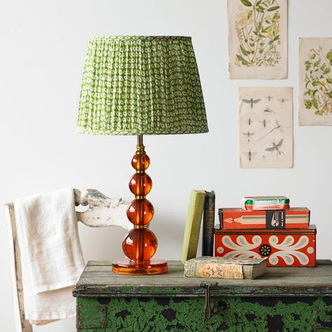 It's a wonderful light: 14 graceful, pretty and grand ways to brighten up your home - Country Life Orange Resin, Beautiful Table Lamp, Uni Room, Pooky Lighting, Resin Table, Interior Inspo, My New Room, New Room, Kitchen Living