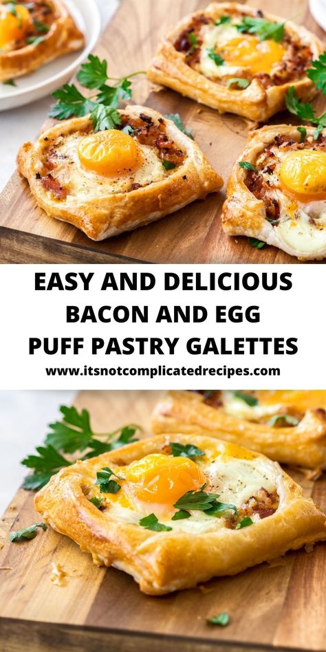 Egg Puff Pastry, Ideal Breakfast, Puff Pastry Recipes Savory, Gut Diet, Egg Puff, Complicated Recipes, Breakfast Tart, Savory Breakfast Recipes, Galette Recipe