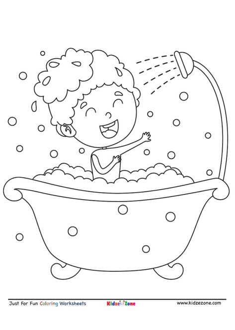 Lkg Worksheets, Preschool Coloring Pages, Kid Coloring Page, Kids Daycare, Preschool Writing, صفحات التلوين, Taking A Bath, Petite Section, Cool Coloring Pages