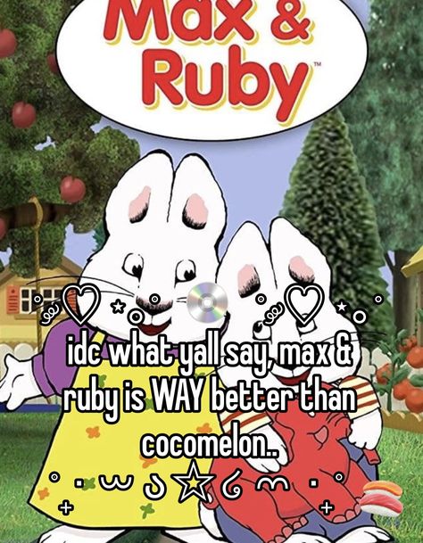 one of my childhood fav shows 🫶🏻🫶🏻 || #whisper #maxandruby Childhood Shows 2000, Childhood Shows, Old Kids Shows, Max And Ruby, Right In The Childhood, 2010s Nostalgia, Childhood Memories 2000, Nostalgia Core, Childhood Tv Shows