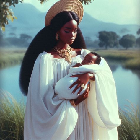 Black Goddess Aesthetic, Black Royalty Aesthetic, Kylie Pregnant, Black Woman Artwork, Black Royalty, African Princess, Black Fairy, African Royalty, Royalty Aesthetic