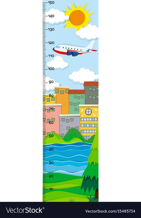 Height Measurement Chart, Height Measurement, Height Chart, Measurement Chart, City Buildings, Background Illustration, Quiet Book, Business Names, Work On Yourself