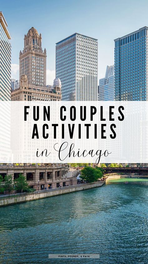 Fun Things to Couples to Do in Chicago #chicago #chicagoillinois #chicagotravel Romantic Chicago Weekend, Date Night In Chicago, Chicago Romantic Getaway, Chicago Date Ideas, Date Ideas Chicago, Chicago Date Night, Must Do In Chicago, Things For Couples, Chicago Itinerary