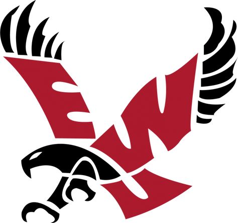 University Of The East, Football Vinyl Decal, Eastern Washington University, Eagles Colors, Dinosaur Clip Art, Hidden Images, Eastern Washington, Decal For Car, Window Laptop