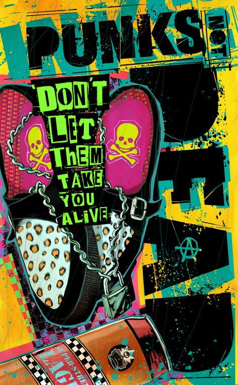 PUNKS NOT DEAD #4 CVR A SIMMONDS Punk Graphic Design, Punk Collage, Art Punk, Punk Culture, Punk Poster, Arte Punk, Mode Punk, Punk Design, Punk Art