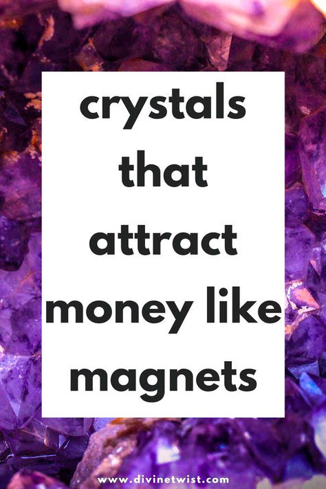 These crystals will help attract wealth, money and prosperity to your life. Click to read more! How To Attract Wealth And Prosperity, Money Crystals Witchcraft, Crystals For Attracting Money, Crystals For Manifesting Money, Crystals For Prosperity And Wealth, Crystal For Prosperity, Crystals For Abundance Wealth, Christals Crystals, Money Crystals And Stones