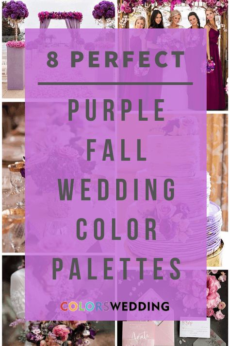 Wedding Palette Purple, Purple Wedding Ideas On A Budget, Fall Wedding Purple, Teal And Purple Wedding, Teal Fall Wedding, Elegant Fall Wedding Ideas, Wedding Guest Gifts Party Favors, Purple Wedding Colors, Fall Wedding Colors Purple