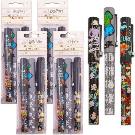 PRICES MAY VARY. Harry Potter Pen Set School Supplies Bundle - 12 Pack Premium Harry Potter Pens for Kids, Men, Women | Styles May Vary (Harry Potter Office Decor). These Harry Potter pens features: Black ink; 1 mm line. Harry Potter pen set matches with any Harry Potter party decorations including Harry Potter party plates, Harry Potter party bags, and more. Perfect as Harry Potter school supplies that will match perfectly with any Harry Potter school bag and Harry Potter pencil case. Officiall Harry Potter Office Supplies, Harry Potter Office Decor, Harry Potter Pen, Harry Potter Pencil Case, Harry Potter Office, Harry Potter School Supplies, Harry Potter Party Decorations, Harry Potter School, Office Desk Accessories