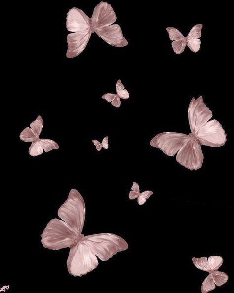 Butterfly Astethic, Wallpaper Iphone Black Aesthetic, Aesthetic Wallpaper Butterfly, Iphone Black Aesthetic, Iphone Wallpaper Butterfly, Wallpaper Iphone Black, Feminine Wallpaper, Wallpaper Butterfly, App Ideas