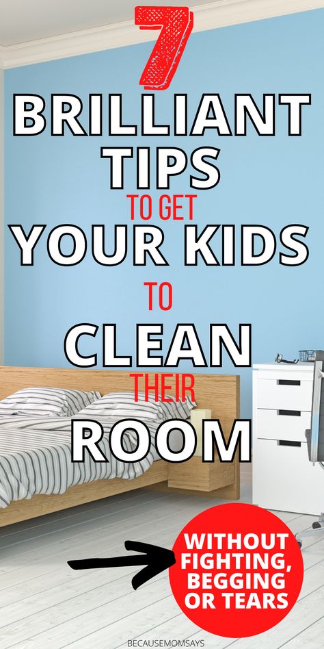 Room Declutter, Clean Room Checklist, Cleaning Tips Tricks, Cleaning Kids Room, Home Cleaning Tips, Home Cleaning Hacks, Room Checklist, Cleaning Inspiration, Tidy Room