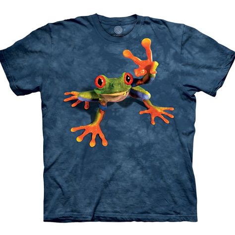 Do You Love Frogs? Be At One With Your Inner Self With This Victory Frog Adult T-Shirt From The Mountain! ~ Classic Style Pre Shrunk Mottle Dye Adult Unisex T-Shirt With A Generous Cut. Each One Is Unique! ~ Made From 100% Heavy Weight Cotton. 100% Irresistible. ~ Features Amazingly Realistic Graphics And Vibrant Colors. ~ Machine Washable And Can Be Ironed Over. Designs Will Not Fade Or Crack. Condition - Brand New! Unused In Perfect Condition. Peace Frog, Frog T Shirt, Mountain Tshirt, Frog T Shirts, Animal Tshirt, 3d T Shirts, Spring Tops, Boys T Shirts, Primavera Estate