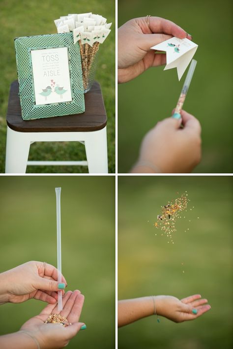 This is the most darling idea for a bird seed toss at your wedding ceremony, with free printables! Wedding Birdseed Toss Cute Ideas, Bird Seed Wedding Favors, Diy Bird Seed, Seed Confetti, Wedding Bird, Merry Christmas Calligraphy, Wedding Toss, Wedding Birds, Funny Wedding Gifts