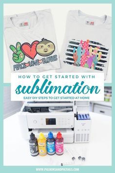 How Do You Make Sublimation Designs, Making Shirts With Heat Press, How To Make Printed Shirts Diy, Sublimation Printing T Shirts, Shirt Sublimation Ideas, How To Print Sublimation Designs, Sublimation On Shirts, How To Sublimation Printing, Creating Sublimation Designs