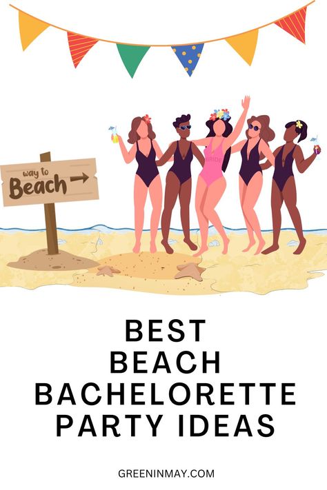 Beach Party Bachelorette Ideas, Beach Bachelorette Party Games, Bachelorette Activities Things To Do, Bachelorette Party At The Beach, Bachelorette Beach Day, Beach Bachelorette Themes, Bachelorette Beach Party Ideas, Bachelorette Party Beach Weekend, Beach Theme Bachelorette Party