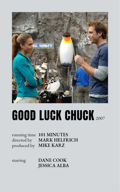 Good Luck Chuck Movie, 2024 List, Dane Cook, Good Luck Chuck, Comfort Movies, Movies Posters, Polaroid Poster, Look Alike, Hollywood Stars