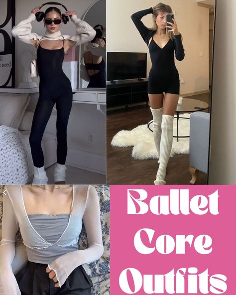 Ballet Core Inspired Outfits, Ballet Workout Outfit, Leg Warmers Outfit Ideas, Ballet Core Outfits Winter, What To Wear To The Ballet, Ballerina Style Outfit, Ballet Warmup Outfit, Ballet Inspired Outfit, Ballet Outfit Ideas