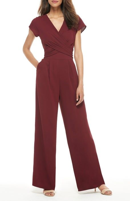 Jumpsuit Ideas, Gal Meets Glam Collection, Wedding Party Outfits, Rompers For Women, Diy Clothes And Shoes, Wrap Jumpsuit, Jumpsuit Chic, Designer Jumpsuits, Gal Meets Glam