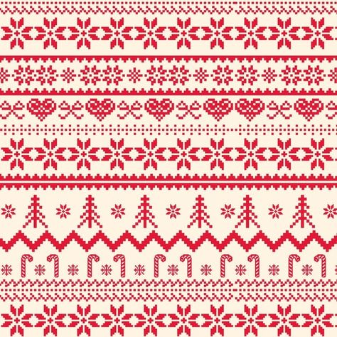 Christmas Patterns Free Printable, Christmas Pattern Illustration, Nordic Patterns, Xmas Pattern, Merry Christmas Font, Christmas Scrapbook Paper, Christmas Fonts Free, Christmas Digital Paper, Christmas Motifs