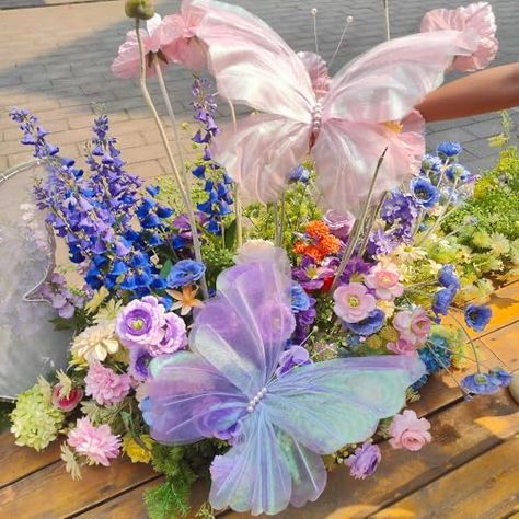 Fairy Garden Birthday Party, Butterfly Birthday Party, Garden Party Birthday, Garden Birthday, Butterfly Birthday, Kids Area, Butterfly Decorations, Wedding Parties, Wedding Diy