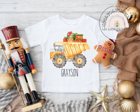 Toddler Christmas Shirts Boy, Toddler Christmas Shirts, Boys Christmas Shirts, Christmas Dump, Truck Christmas Shirt, Toddler Christmas Shirt, Boys Christmas Shirt, Truck Shirt, Baby Boy Shirts