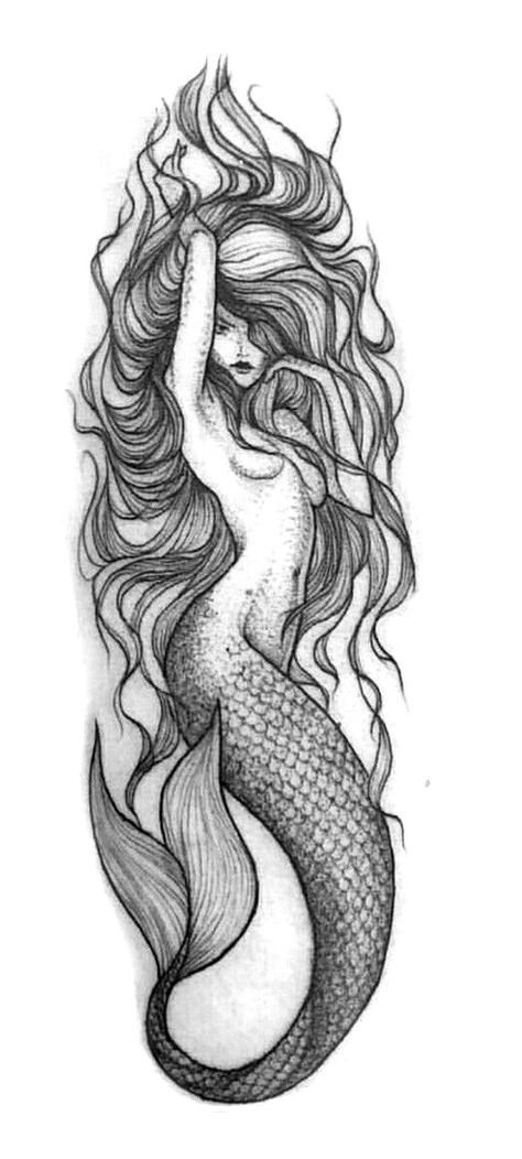 Mermaid Tattoo Side Ribs, Side Mermaid Tattoo, Medusa Pinup Tattoo, Naked Mermaid Tattoo, Elves Tattoo, Mermaid Skeleton Tattoo, Siren Tattoo Dark Mermaid, Siren Tattoo Goddesses, Siren Mermaid Tattoos