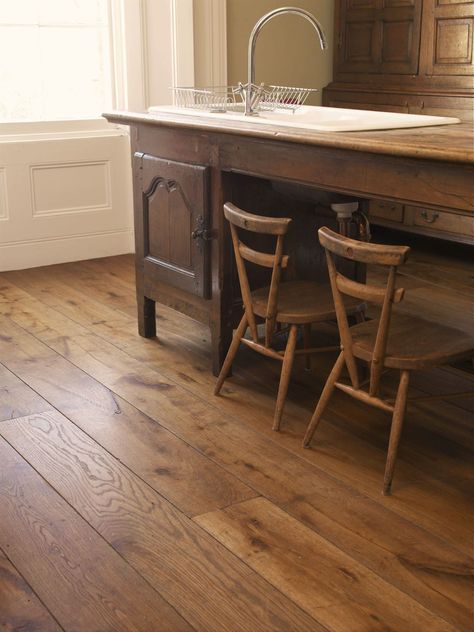 Solid Floor - Landmark Dalton | Classic Warm Brown Floor Dark Oak Laminate Flooring, Warm Flooring Ideas, Classic Oak Flooring, Dark Oak Floors, Walnut Wood Flooring, Oak Floor Kitchen, Coastal Cozy, Dark Brown Floor, Dark Oak Flooring