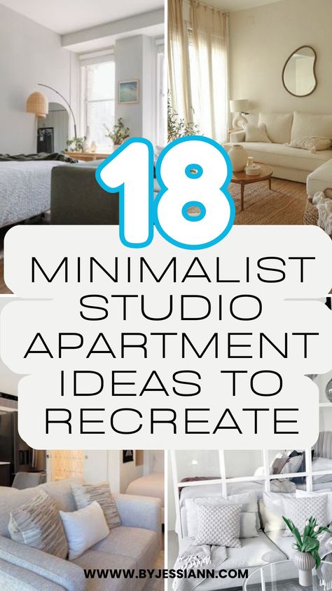 18 Minimalist Studio Apartment Ideas - Including Studio Apartment Layouts! Layout For Studio Apartment, Studio Apartment Decor Ideas For Women, Small Living Room Ideas Minimalist Cozy, Studio Apartment Ideas On A Budget, Studio Apartment Solutions, Studio Apartment Fireplace, Designing Studio Apartment, 800 Sq Ft Studio Apartment Ideas, Minimalist One Bedroom Apartment