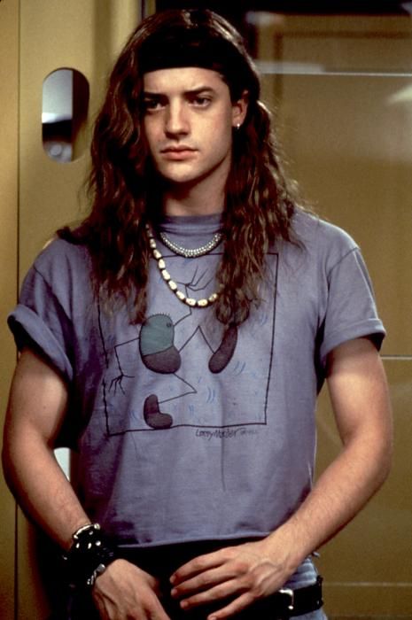 Brendan Fraser, Man Bun, Actrices Hollywood, Heavy Metal Music, Long Hair Styles Men, Famous Faces, Beautiful People, Long Hair, A Man