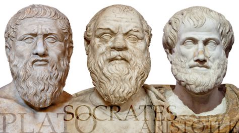 Sculptures of Socrates, Plato, and Aristotle - famous and influential Greek philosophers who challenged and questioned established views using reason and logic during the Classical Period. Greek Philosophy, Ancient Greek Philosophers, Western Philosophy, Great Philosophers, Classical Period, Greek Philosophers, Similarities And Differences, Socrates, Alexander The Great