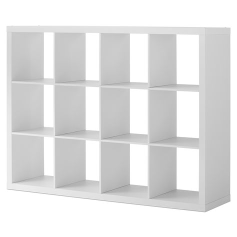 Better Homes & Gardens 12-Cube Storage Organizer, Textured White - Walmart.com Cube Storage Cabinets, Crate Ideas, Bookcase Organization, Diy Basement, Cube Storage Bins, Bookshelf Organization, Toy Room, Cube Shelves, Closet Cabinets