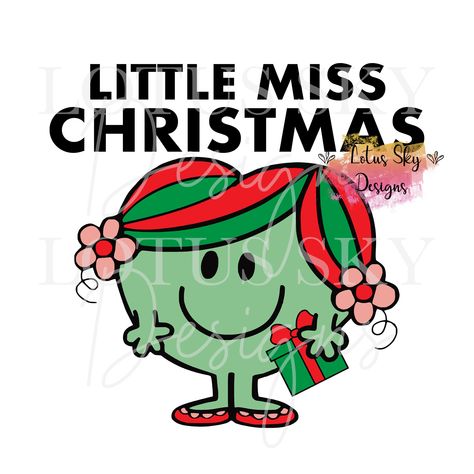 Little Miss Christmas, Little Miss Characters, Missing My Love, Cute Text Quotes, Mr Men Little Miss, Sky Design, Christmas Wonderland, Collage Template, Adobe Suite