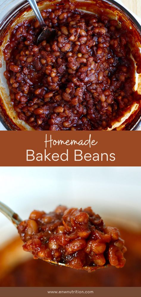 British Baked Beans Recipe, Dried Navy Beans, Smoked Beans, Navy Bean Recipes, Baked Bean Recipe, Homemade Baked Beans Recipe, Bake Beans, Baked Beans From Scratch, Beans From Scratch