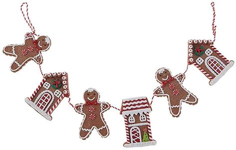 Gingerbread Garland, Cookie Christmas, Raz Imports, Gingerbread Ornaments, Holiday Arrangement, Faux Snow, Christmas Events, Gingerbread Cookie, Gingerbread Christmas