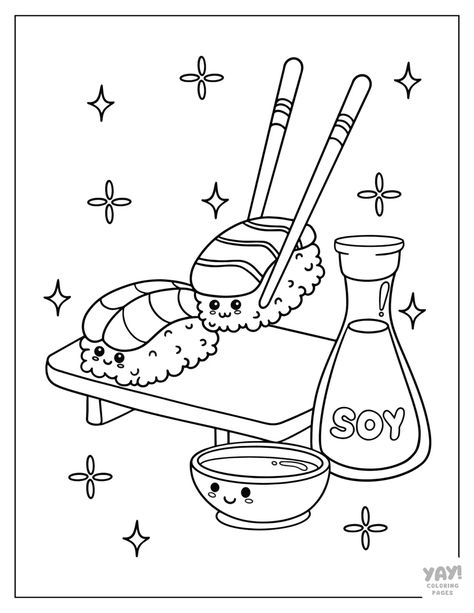 Kawaii Coloring Pages (Free Printables) Kawaii Coloring Pages Free Printable, Cute Kawaii Coloring Pages, Kawaii Coloring Pages, Hello Kitty Colouring Pages, Food Coloring Pages, Kitty Coloring, Coloring Pages Free Printable, صفحات التلوين, Hello Kitty Coloring