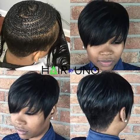 18 Likes, 2 Comments - Premiere Extension's (@premiereextensions) on Instagram: “Ideas/haircut/color/style/mermaid  Tag your favorite #hairstylist  & SHOP…” Short Sew In Hairstyles, Sew In Weave Hairstyles, Short Quick Weave, Short Weave Hairstyles, Beard Shaver, Short Black Hair, Moms Cooking, Bob Cuts, Sew In Hairstyles