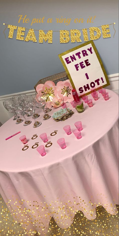 Entry Shots Party, Entry Fee One Shot Party, Entry Signs, 21st Party, Bday Party Theme, Plaster Wall Art, Pink Friday, Entry Table, Floral Bridal Shower