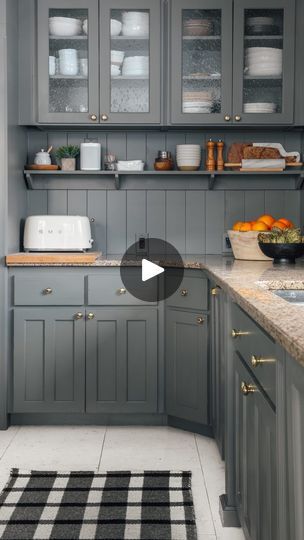 Cottage Kitchen Makeover, Moody Green Paint, Tongue And Groove Paneling, Julia Marcum, Modern Cottage Kitchen, Moody Green, Money Savers, Extension Ideas, Green Paint Colors