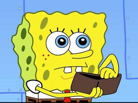 Spongebob Money, Money Meme, Barbie Jokes, Spongebob Pics, سبونج بوب, Spongebob Funny, Spongebob Wallpaper, Dark Jokes, Cute Jokes