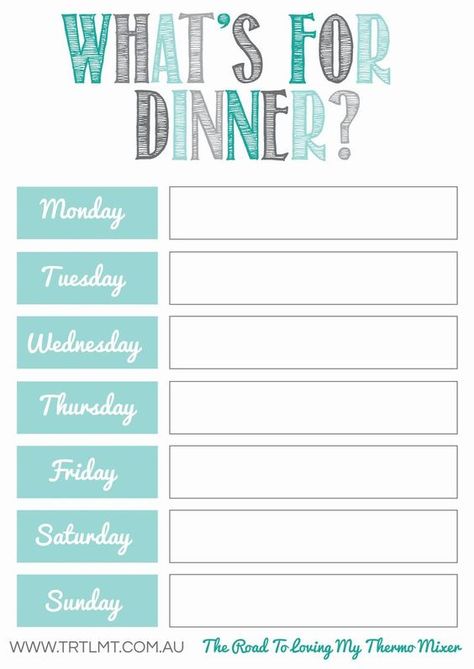 10 Free Weekly Meal Plans – Tip Junkie Dinner Planning Weekly, Dinner Menu Template, Weekly Meal Plan Template, Weekly Menu Template, Free Meal Planner, Weekly Dinner Menu, Dinner Planner, Weekly Meal Planner Template, Printable Meal Planner