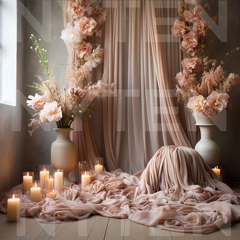 Photography Studio Decor, Wedding Drapery, Backdrops Wedding, Photography Studio Setup, Elegant Draperies, Photoshoot Backdrops, Home Studio Photography, Studio Backdrops, Lodge Wedding