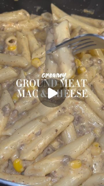 Jmuna • food_energyy on Instagram: "My pasta ebook is now available! Find the link in my bio GROUND MEAT MAC & CHEESE 🧀 Ingredients: Minced meat 3-4 Garlic gloves 1tsp black pepper 1tsp chili flakes 1tsp salt Corns Butter White flour Milk Cheddar cheese , mozzarella and Parmesan 1tsp paprika powder 1tsp black pepper 1/2tsp oregano Salt Cream cheese Boiled pasta #pasta #pastas #pastapasta #pastalovers #pastaflexible #pastaitaliana #macandcheese #groundmeat #yummy#delicious #food#foodporn #foodstagram #foodblogger #foodie #foodlover #foodforfoodies #recipes #rezepte#easyrecepies #easydinner #easyfood #trendingreels#creamypasta #cheesypasta #cheesysauce #viralvideos #nudeln #macandcheeserecipe #macandchesse" Mac And Cheese With Minced Meat, Oregano Salt, Cheese Mozzarella, Pasta Italiana, Beef Pasta, Mince Recipes, White Pasta, Cheesy Pasta, Cheesy Sauce