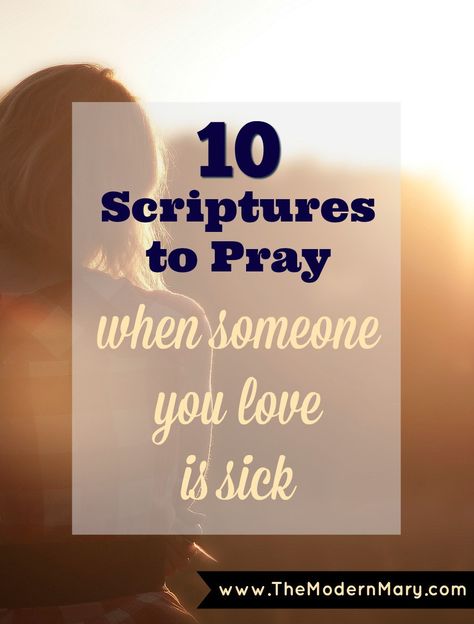 How do you handle it when you or someone you love is dealing with illness? I pray! Here are 10 Scriptures to pray when someone you love is sick. Scripture For The Sick, Scriptures To Pray, Sick Quotes, Prayer For The Sick, When Someone Loves You, Praying For Someone, Prayer For Health, Healing Verses, Short Prayers