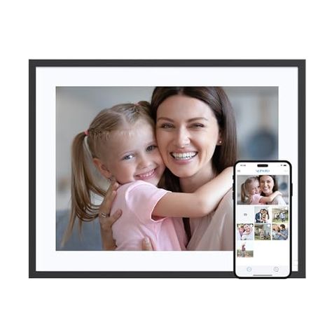 Dragon Touch Digital Picture Frame 16.7 inch 4:3 Touch Screen Large Digital Photo Frame Display, 32GB Storage Auto-Rotate, Easy Setup to Share Photos or Videos via Vphoto APP, Wall Mountable Digital Picture Frames, Photo Frame Display, Digital Picture Frame, Support Wall, Home Camera, Digital Frame, Drone Photography, Frame Display, Share Photos