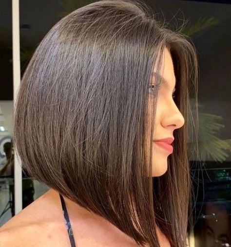 Long Front Bob, Stacked Bob Long, Very Long Bob, Long Bob Styles, Long Bob Cuts, Trendy We Fryzurach, Stacked Bob Hairstyles, Stacked Bob, Stacked Bob Haircut