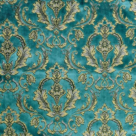 PRICES MAY VARY.  This luxurious Beatrice Fabric features a heavy weight and elegant cut velvet damask design, making it an ideal choice for upholstery and drapery projects. With its durable yet stunning appearance, you can elevate your home decor with ease.  Sophisticated Cut Velvet Damask Design  Content: 100% Polyester Fabric Width: 55" Wide Horizontal Repeat: 13.7" Vertical Repeat: 11.9" Cleaning Code: S-Solvent or Dry Clean Fabric Weight Per Yard: 1.67 lb Per Yard Collection: Empress Collec Damask Upholstery Fabric, Damask Design, Upholstery Fabric For Chairs, Damask Fabric, Turquoise Fabric, Upholstery Projects, Pink Chair, Wood Stone, Fabric Sale