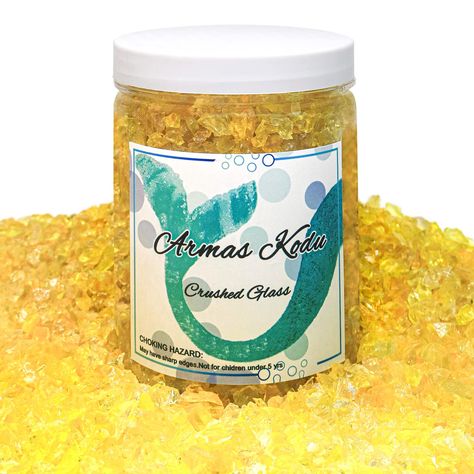 PRICES MAY VARY. Package:24OZ/1.5LB in a jar, which can fill about 500ML.Size: 3-6mm(approximately 1/8''-3/8'') Odourless & highly heat resistant: High quality, environmentally friendly crushed glass made from purely natural raw materials, so there is no odour. These broken glasses are highly heat resistant and can withstand instantaneous temperature differences of up to 100°C/212°F. High glossy colour & fade resistant: An advanced process is used to change the internal structure of the glass by Crushed Glass Flowers, Crushed Glass Resin Art Diy, Shattered Glass Resin Art, Broken Glass Candle Holder, How To Make Resin Sea Glass Windows, Broken Glass Crafts, Handcrafted Decor, Broken Glass, Crushed Glass