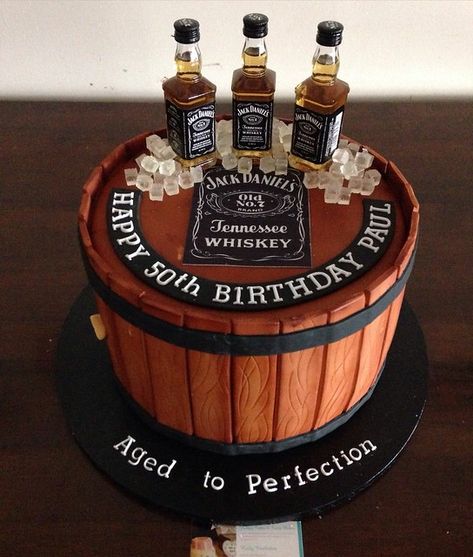 25bfd01b42096fdcc967700e31d7281f | David | Flickr Twin Cakes, 50th Birthday Cakes For Men, 60th Cake, Jack Daniels Cake, Cake Themes, Cake Design For Men, Whiskey Cake, 60th Bday, Dad Birthday Cakes